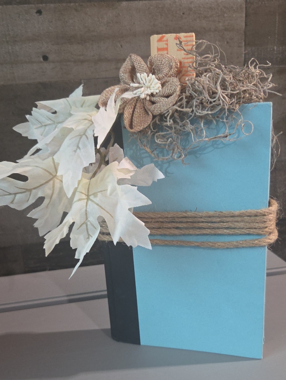 Decorative Upcycled Book Pumpkin
